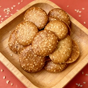 Biscuits croustillants au sésame saveur sésame 150g en gros, saveur œuf riche et onctueuse, emballage boîte, pour <span class=keywords><strong>petit</strong></span>-déjeuner - Product Image 5
