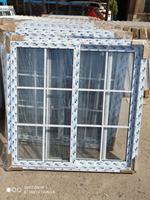 Fenêtre coulissante en pvc, fenêtre de 50 m, double glaçure, vinyle à impact d'urgence d'urgence, fenêtre thaïlandaise