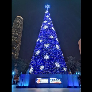 Tailles personnalisées 20 pieds 30 pieds <span class=keywords><strong>40</strong></span> pieds Cadre en métal pour centre commercial Arbre de Noël géant pour affichage commercial du Nouvel An - Product Image 2