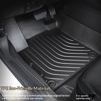 Tapis de sol de voiture ARZHEN, entièrement enveloppants, en TPE, pleine couverture, 5 mm d'épaisseur, imperméables, pour Chevrolet Cruze 2009-2015, ensemble de 4 pièces
