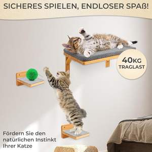 Großhandel: Luxuriöses Katzenmöbel aus Holz – Kletterregal mit vier Stufen, Kratzbaum, Bett und Versteckhaus für Katzen - Product Image 4