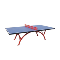 Table de ping-pong d'extérieur en SMC avec structure en acier pour parc, école, aire de jeux