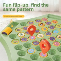 Zhiqu interactif bureau flip jeu d'échecs formation de mémoire pour enfants jouet de conseil éducatif pour le jeu parent-enfant