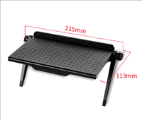 Étagère supérieure d'écran Support de rangement supérieur TV Étagère supérieure de moniteur réglable à 2 pieds pour A-322 de support de téléphone portable