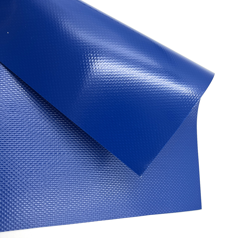 Waterproof Flame Retardant PVC Coated Plain Style Tarpaulin Fabric Weather Resistant Industrial Outdoor Use