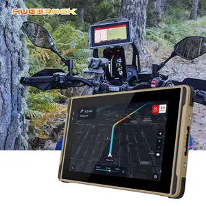 Ip68 Tablet Pc Android kasar, layar Ultra terang 2600 Nit komputer murah untuk Drone di luar olahraga Hugerock X7 8 + 128G