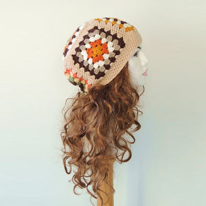 Personnalisé 100% acrylique hiver Vintage décontracté dentelle Squash <span class=keywords><strong>chapeau</strong></span> à la main chaud tricoté pour les femmes-pour la fête de la pêche affaires - Product Image 6