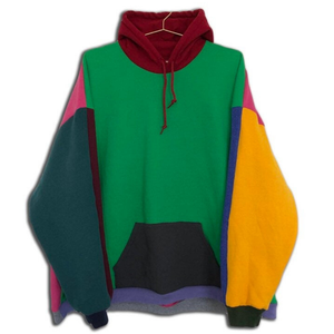 Good Quality <b>Thick</b> Warm <b>Mens</b> Winter Color Block Pullover <b>Hoodies</b> - Product Image 1