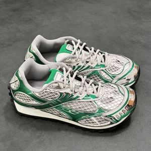 Chaussures de marche noires en maille à lacets pour hommes, style designer, bout rond, semelle extérieure en caoutchouc, respirantes, toutes saisons, EVA, pour le dropshipping - Product Image 2