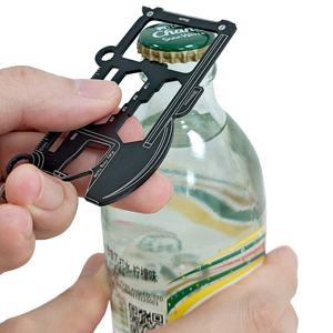 Многофункциональный инструмент-карта из нержавеющей стали для автодомов и кемперов, мультитул, промо-подарок, открывалка для бутылок, персонализированный с логотипом на заказ - Product Image 2