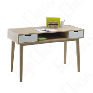 Scrivania <span class=keywords><strong>da</strong></span> Ufficio in Legno Moderna e Minimalista con 2 Cassetti per <span class=keywords><strong>Casa</strong></span>/Ufficio, Vendita all'Ingrosso - Product Image 2