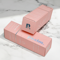 Boîtes en papier de luxe de haute qualité avec logo personnalisé imprimé pour gloss à lèvres, flacon compte-gouttes, emballage cosmétique et maquillage