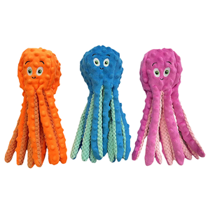 Juguete de Peluche de Pulpo Interactivo y Resistente, Ecológico, de Lana, Divertido y Duradero para Perros - Product Image 4