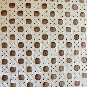 Muebles de bambú ecológicos de alta calidad, diseño Art Deco, malla octogonal, fibra de madera, materiales tejidos de ratán para decoración del hogar - Product Image 1