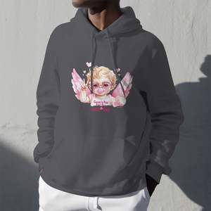 Image personnalisée Sweat à capuche extérieur unisexe en polaire personnalisé avec cordon de serrage Nouvelles fonctionnalités améliorées - Product Image 4