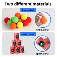 Jouet de tir à la cible avec balles souples pour enfants, jouets éducatifs de pratique de tir avec balles souples