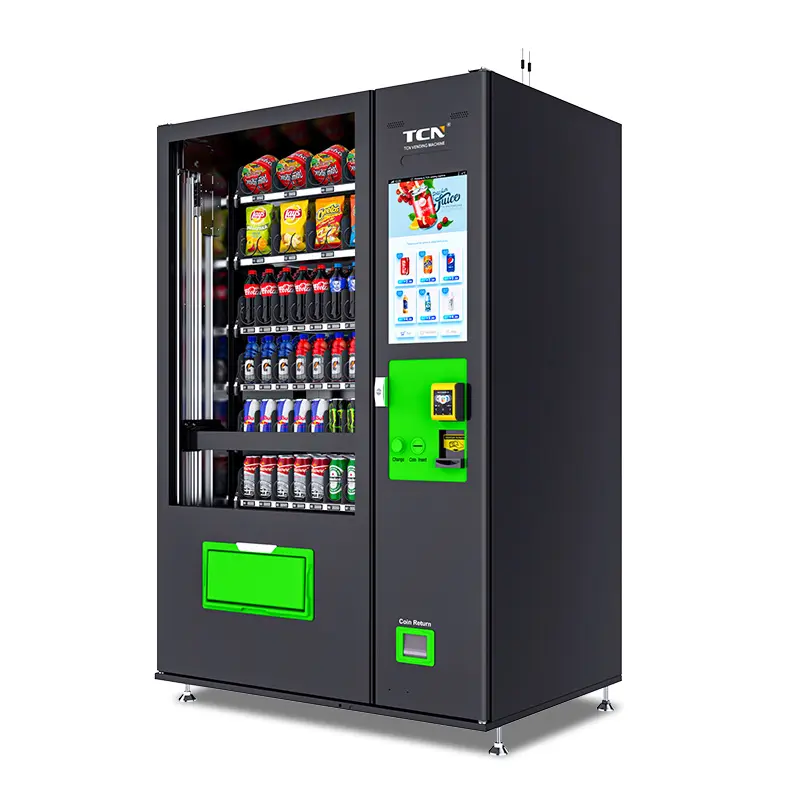 Tcn Transportband Glas Water Gezond Voedsel Fruit Salade Ei Groente Combo Lift Automaat