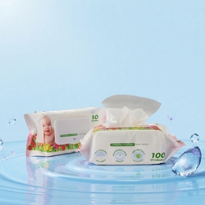 Toallitas Húmedas Suaves para Bebé con 99% Agua Pura, Hipoalergénicas, Sin Perfume, Extra Gruesas y Suaves, Paquete de 100 - Product Image 4
