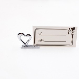 Pince pour carte de décoration de table de mariage Pince pour carte de mariage Nom Lieu Porte-carte - Product Image 4