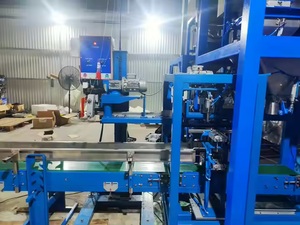 One Person TBM-A01 Automatic Bagging Machine Operation for Dog Foods, Feeds, Pet Foods, 20kg-50kg, Paper <b>Bag</b> Packaging Sewing - Product Image 3
