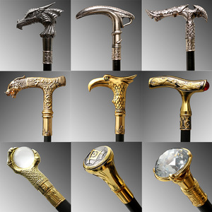 Canne de marche avec tête d'aigle, finition dorée, style britannique, accessoire de randonnée, article de cosplay, épée non affûtée à l'intérieur - Product Image 5
