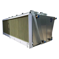 Efficace extérieur en forme de v 6kw 9kw 12kw 16.5kw 22.5kw radiateur de refroidissement par eau refroidisseur à sec à immersion v 30kw