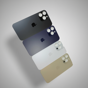 Coque arrière de remplacement pour Apple iPhone 14 Pro, noir, violet, blanc, or - Product Image 3