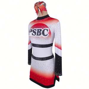 Pantalones cortos de práctica de porristas para niños con sublimación personalizada, uniformes OEM de nuevo diseño - Product Image 2