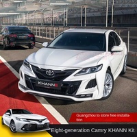 Convient pour la Camry de 8e génération 2018-2021, pare-chocs avant amélioré Kane KHANN, pare-chocs arrière modifié, calandre PP