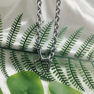Chunky 말 스 네플 비트 목걸이 316l 스테인레스 스틸 남녀 공용 체인 유행 목걸이 - Product Image 3