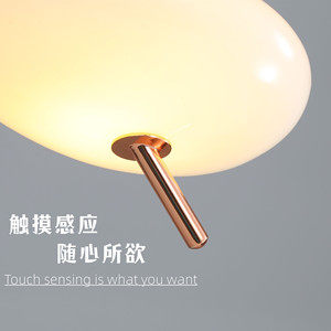 New Nordic Style Postmodern Pendant <b>Light</b> Luxury Bedroom <b>Dining</b> Room Fixture Creative Pebble Design Bedside <b>Light</b> Chandelier - Product Image 6