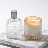 Flacons de parfum et cosmétiques de luxe écologiques de 30 ml, 50 ml, 100 ml, avec bouchon en aluminium, vaporisateur fin, verre vide scellé, couleur personnalisée