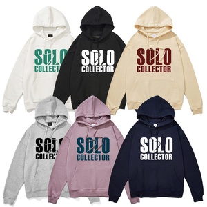 Nuova <span class=keywords><strong>felpa</strong></span> da uomo in stile cinese con cappuccio 100% cotone in spugna larga con cappuccio Basic per la primavera/autunno per le coppie di <span class=keywords><strong>amici</strong></span> - Product Image 2