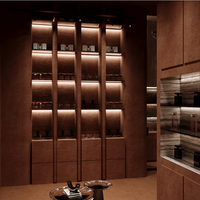 Meubles de présentation pour parfums, vitrine pour produits de soin de la peau, présentoirs cosmétiques, décoration de magasin commercial, design d'intérieur