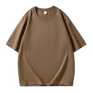 T-shirt Boxy Cropped Oversize à Épaules Tombantes de Haute Qualité avec Logo Personnalisé <span class=keywords><strong>Lin</strong></span> - Product Image 1
