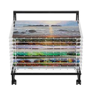 Art <strong>Painting</strong> <strong>Dry</strong> Tower Shelf Holder Metal Wire Scrapbook Paper Display <strong>Rack</strong> Iron Material Wallpaper Display <strong>Racks</strong> Drying <strong>Rack</strong> - Product Image 6