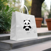 Sacs-cadeaux en papier noir pour imprimante numérique 8x4.25x10.5 étuis pour téléphone portable avec logo personnalisé sac en papier design pour homme