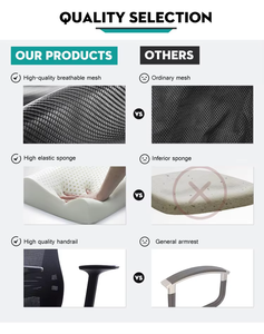 Hiện đại bifma chứng nhận Ergonomic điều hành lưới Ghế văn phòng với cao trở lại và chỗ để chân hoàn toàn có thể điều chỉnh từ Trung Quốc - Product Image 4