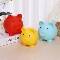 Tirelire Cochon de Noël en Forme de Dessin Animé, Petite Boîte à Monnaie pour Enfants, Jouet de Rangement, Décoration Maison, Boîte d'Épargne pour Enfants