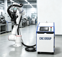 Manipulateur cobotique interactif 6 axes, unité d'automatisation de soudage au laser à fibre tout-en-un