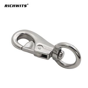 RICHWITS Stainless Steel Bull Head Spring <b>Hook</b> <b>Dog</b> Clip Pet Accessory for Leashes <b>Hook</b> and Clip Set - Product Image 6