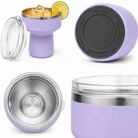 Gobelet à margarita personnalisé en acier inoxydable de 16 oz, tasse à cocktail isotherme sous vide avec couvercle et paille, tasse de fête à double paroi
