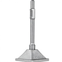 Plaque de compactage hexagonale de 1-1/8 po (plaque de compactage) pour décompacteur de terre, marteau perforateur électrique, plaque de compactage de 6 x 6 pouces