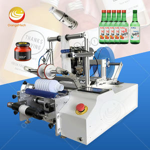 Máquina Etiquetadora Semiautomática Profesional ORME para Botellas Redondas de Agua - Product Image 1