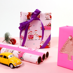 Vente en gros de 80g de papier d'art pour anniversaire de la Saint-Valentin 43*300cm rouleau de papier d'emballage d'emballage pour cadeau de luxe personnalisé - Product Image 2