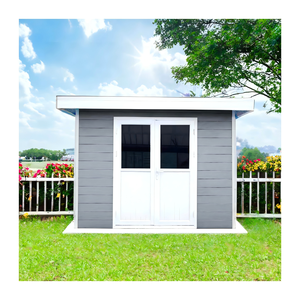 Vente directe usine – Abri de jardin <span class=keywords><strong>en</strong></span> panneaux sandwich WPC série <span class=keywords><strong>D</strong></span> – Maisons modernes <span class=keywords><strong>en</strong></span> bois – Extérieur <span class=keywords><strong>d</strong></span>'appartement préfabriqué - Product Image 4