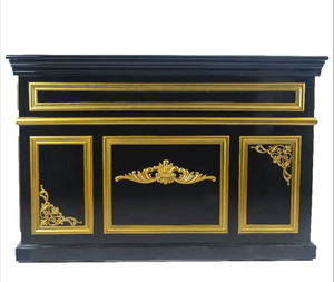 Mostrador de recepción, mueble blanco con mostrador de lámpara, centro deportivo, mostrador de recepción, diseño moderno, mostrador de recepción para salón de belleza - Product Image 6