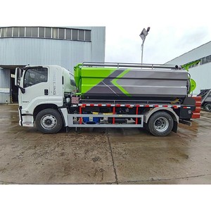 Camión de Bombeo de Vacío Isuzu Giga de Alta Calidad, 4x2, 12000 Litros, Camión de Limpieza de Aguas Residuales de Alta Presión para Tanques Sépticos - Product Image 5