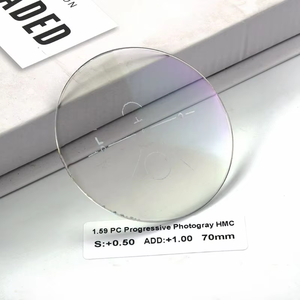 Lentes Ópticas OEM 1.59 Progresivas Fotocromáticas para Gafas, Lentes con Recubrimiento HMC y Protección Contra Luz Azul, Pedidos al por Mayor - Product Image 4