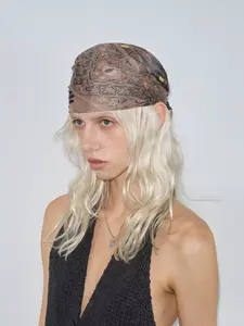 Zheng Baiwan Van Gogh <span class=keywords><strong>Secret</strong></span> Garden Carré Écharpe-Vintage Chic Botanique Imprimer Grand Châ<span class=keywords><strong>le</strong></span> pour Femmes et Hommes - Product Image 3